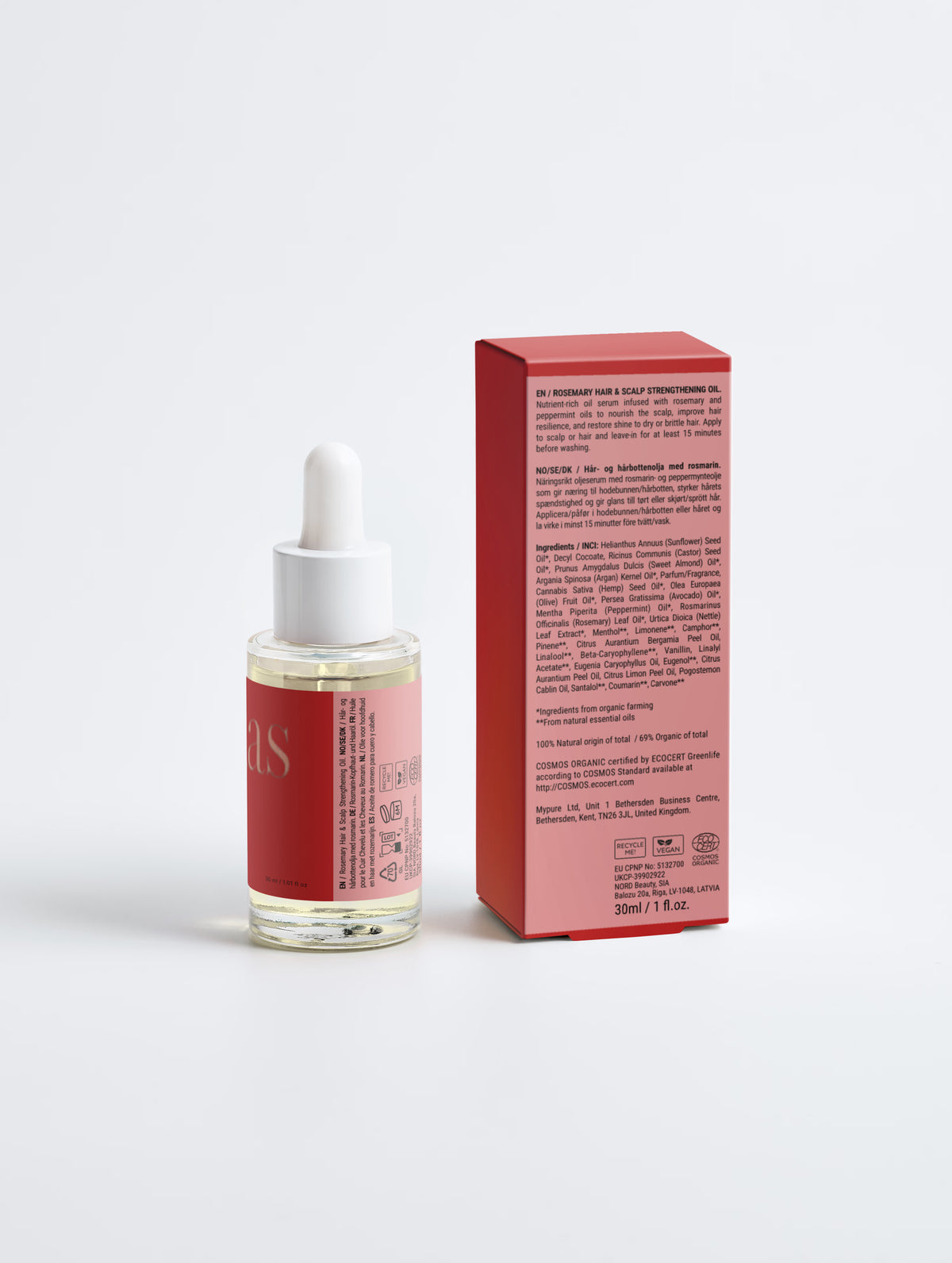 Rosemary Hair & Scalp Strengthening Oil
