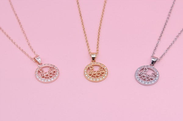 MAMA PENDANT NECKLACE SET