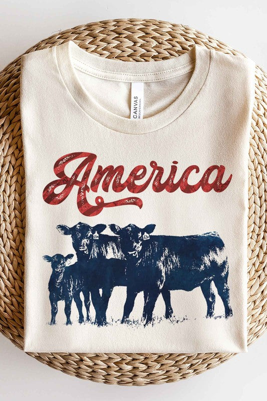 AMERICAN CATTLE T-SHIRT PLUS SIZE