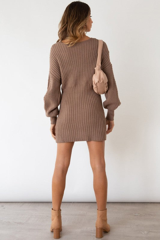 SEXY SWEATERS FASHION DRESS