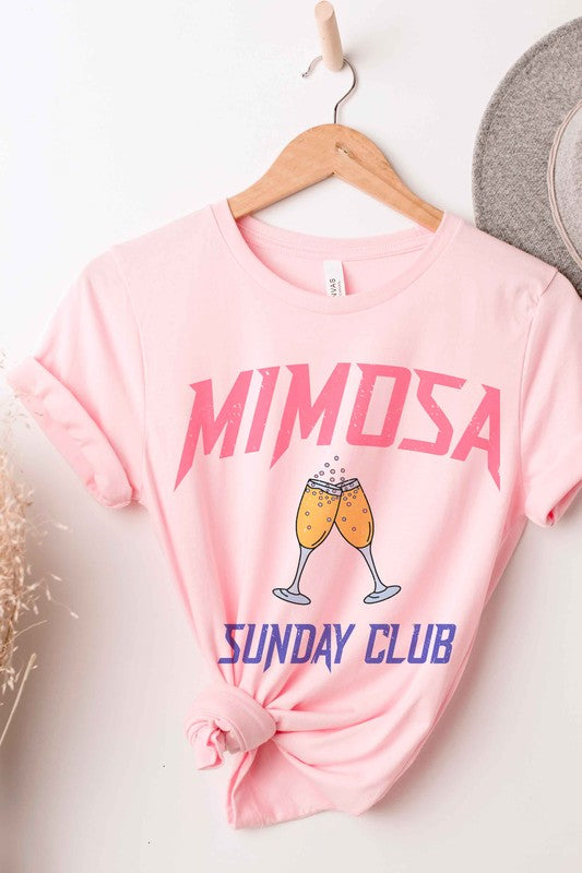 PLUS SIZE MIMOSA SUNDAY CLUB GRAPHIC TEE