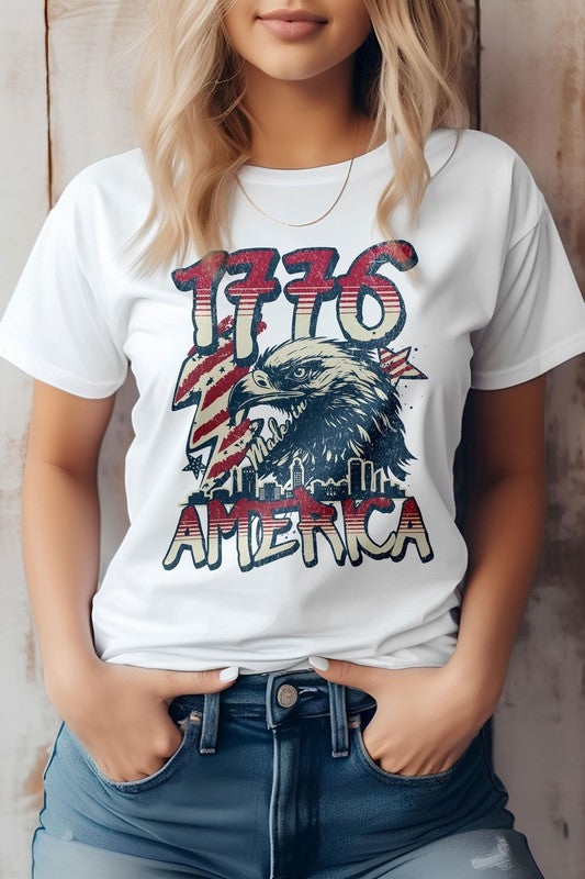 1776 America 4th of July Graphic Tee