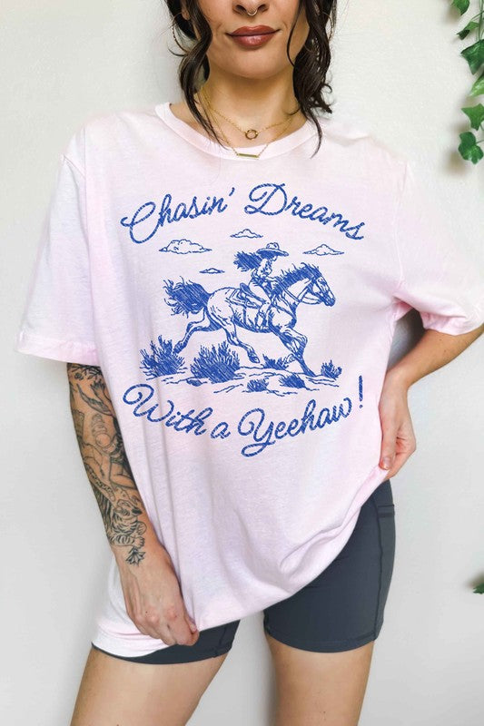 YEEHAW WESTERN COUNTRY OVERSIZED TEE