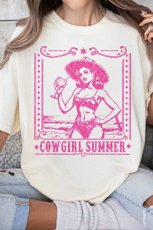 COWGIRL SUMMER WESTERN GRAPHIC TEE