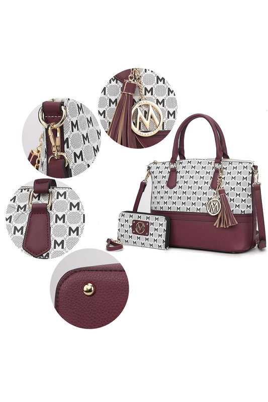 MKF Collection Saylor Tote and matching Wallet