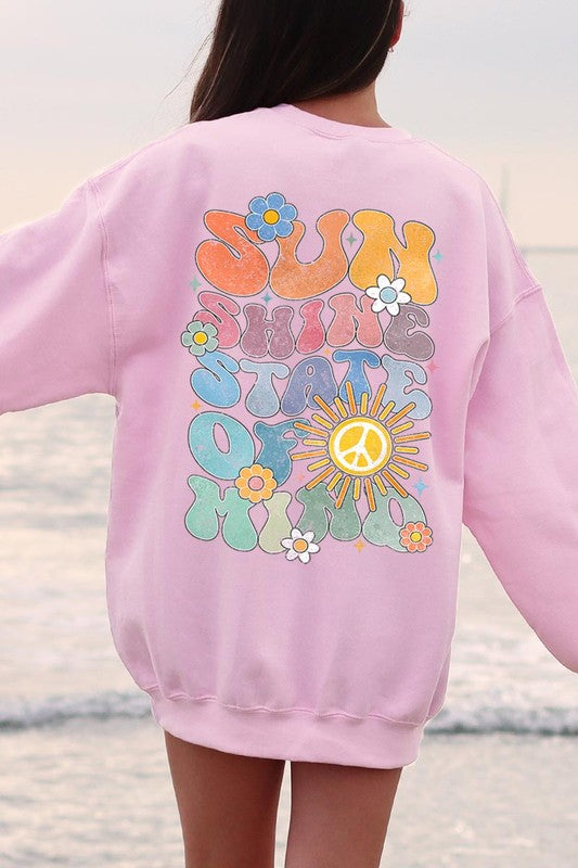 Sunshine State of Mind Graphic Fleece Sweatshirts