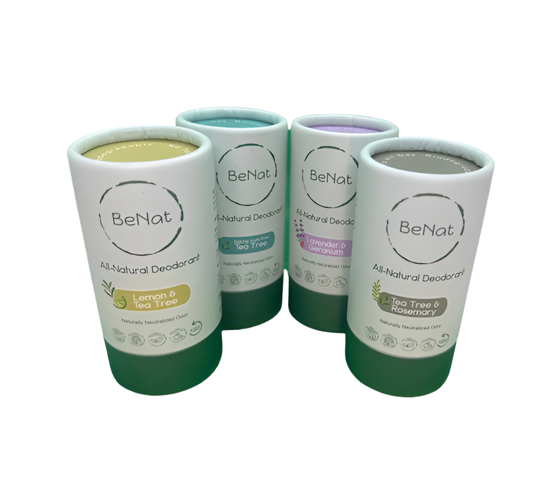 All Natural, Plastic-Free Deodorants. 3oz.