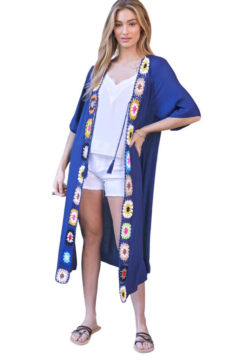 Solid Long Cardigan