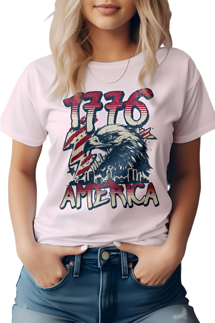 1776 America 4th of July Graphic Tee