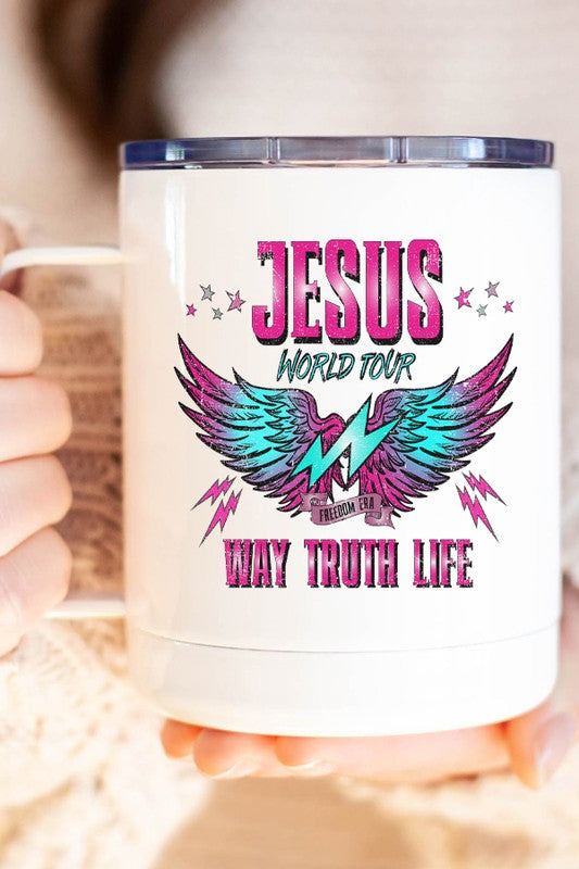 Jesus World Tour Way Truth Life Travel Cup